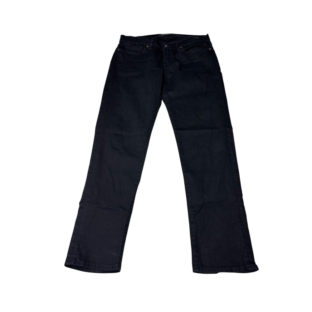 Lucky Brand Cate Stacked Skinny Jeans Black Denim Womens‎ 12/31 W34XL30 7W11560